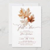 Whispers of Fall Bridal Shower Invitation (Devant)