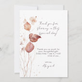 Whispers of Fall Fête des mariées Merci (Dos)