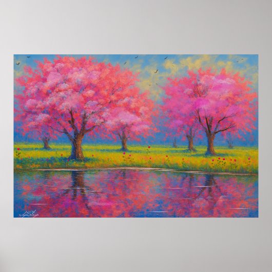 Whispers of Light Landscape Poster (Voorkant)