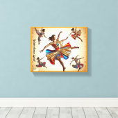 "Whispers of Movement" Canvas Afdruk (Insitu (Houten vloer))