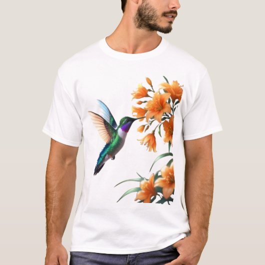 Whispers of Nectar: A Hummingbird’s Delight" T-shirt (Voorkant)