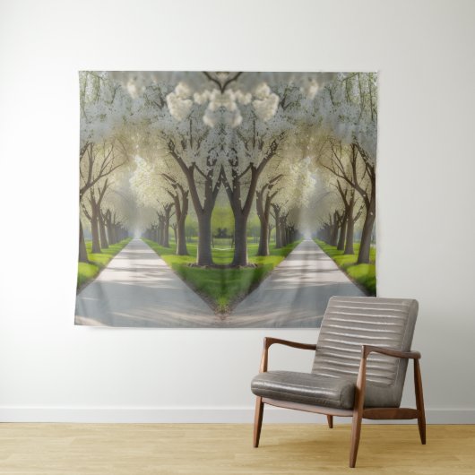 Whispers of Spring - Blooming Pathway Wandkleed (In Situ (horizontaal))