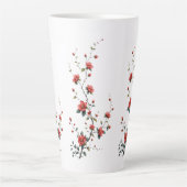 Whispers of Spring Blossoms in Quiet Bloom Petals Latte Mok (Voorkant)