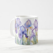 Whispers of Spring – Iris Bloom II Mug Koffiemok (Voorkant links)
