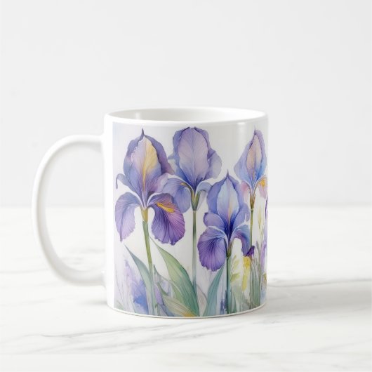 Whispers of Spring – Iris Bloom II Mug Koffiemok (Links)