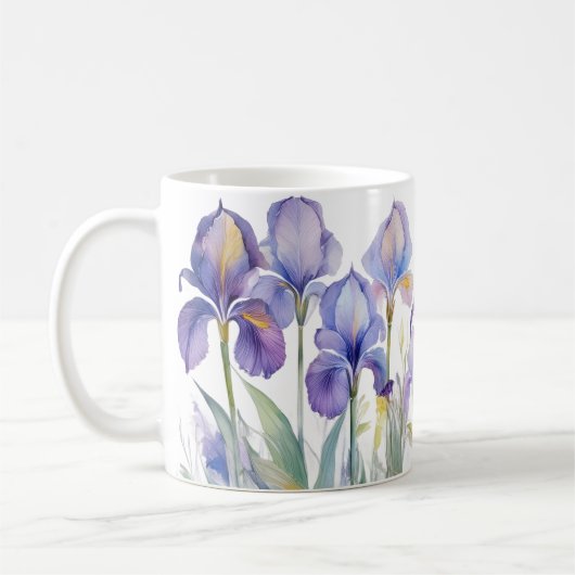 Whispers of Spring – Iris Bloom II Mug Koffiemok (Links)