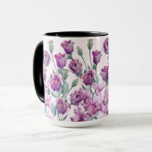 Whispers of Spring Waterverf Floral Mok (Voorkant links)