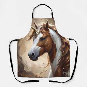Whispers of the Brown and White Fantasy Unicorn, Schort