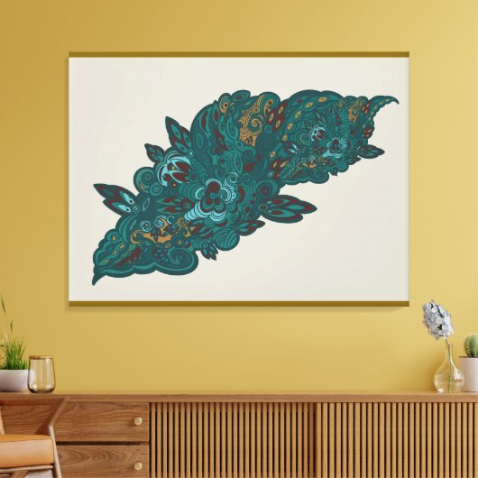 whispers of the Lily Canvas Afdruk (Insitu (Woonkamer))