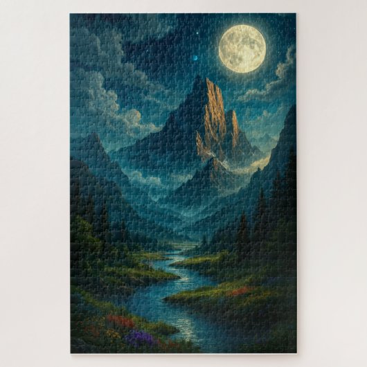 Whispers of the Moonlight Vale Puzzle (Vertical)