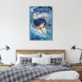 Whispers of the Ocean Goddess Canvas Afdruk (Insitu (Slaapkamer))