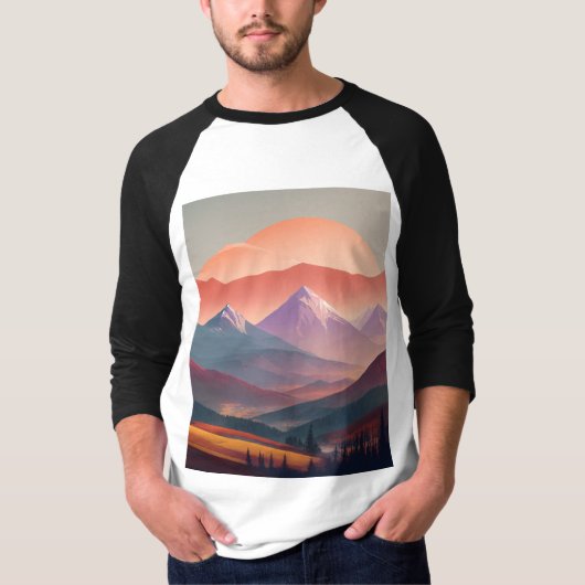 Whispers of the Peak: de omhelzing van de dageraad T-shirt (Voorkant)