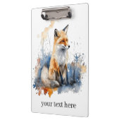 Whispers of the Wild Fox in Waterverf, op maat Klembord (Links)