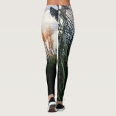 Whispers of the Wind: De Witte Pampas Grassen Leggings (Achterkant)