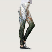 Whispers of the Wind: De Witte Pampas Grassen Leggings (Rechts)