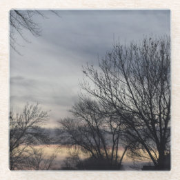 Whispers of Winter Glazen Onderzetter