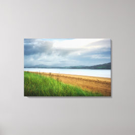 Whispers on the Sand: Historic Rathmullan Beach Canvas Afdruk