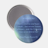 "WHISPERS POEM" Magneet (Voorkant / Achterkant)