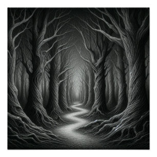 Whispers van de Enchanted Forest Perfect Poster