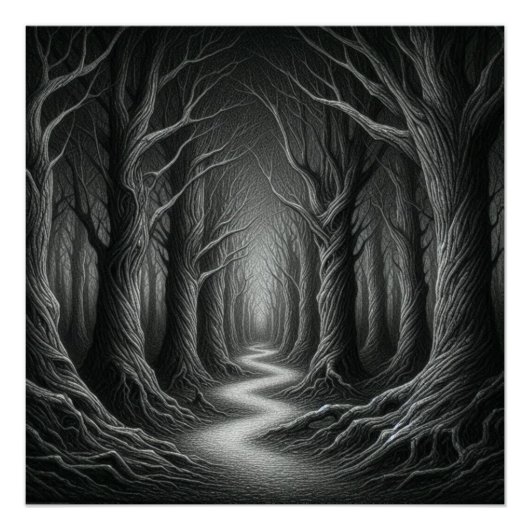 Whispers van de Enchanted Forest Perfect Poster (Voorkant)