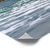 Whispers van de Golf: Een Gentle Wave's Embrace Poster (Hoek)