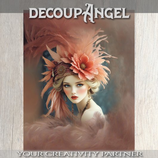 Whispers van een vervlogen tijdperk Decoupage Tissuepapier