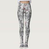 Whispers (zwart) leggings (Voorkant)