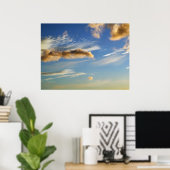 WHISPY CLOUDS POSTER (Thuiskantoor)