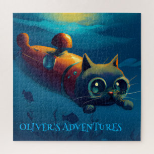 WHISTFUL FANTASTISCH ONDERWATER KAT LEGPUZZEL