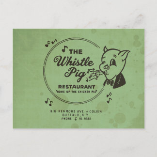Whistle Pig Restaurant Briefkaart
