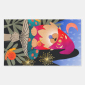 WHISTLEBRITCHES chow grands autocollants rectangle (Devant)