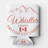 Whistler BC Canada Mountain Blikjeskoeler (Achterkant)