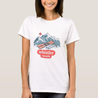 Whistler BC Canada Schattig Skiën Berg T-shirt