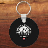 Whistler Blackcomb Canada Ski Resort Rocky Mountai Sleutelhanger (Voorkant)