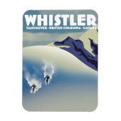 Whistler British Columbia Canada Ski Magneet (Verticaal)