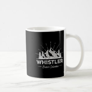 Whistler Brits-Columbia T-shirt vintage skiën R Koffiemok