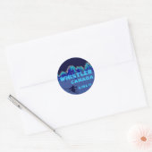 Whistler Canada blue ski stickers (Envelop)