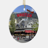 Whistler Canada kerstversiering Keramisch Ornament (Rechts)