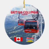 Whistler Canada kerstversiering Keramisch Ornament (Achterkant)