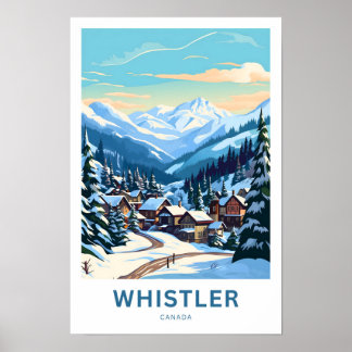 Whistler Canada Reisprint Poster