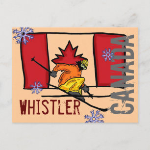 Whistler Canada ski briefkaart