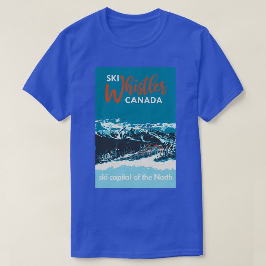 Whistler Canada Ski T-shirt (Design voorkant)