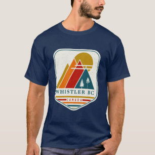 Whistler Canada Skisouvenir jaren 80 T-shirt