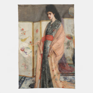 Whistler - De prinses uit het Land van Porselein Theedoek