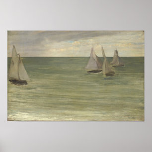 Whistler - Grijs en groen de zilveren zee Poster
