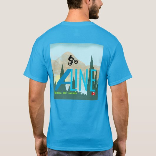 Whistler Mountain Biking T-Shirt (Achterkant)