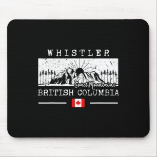 Whistler Mountain Canada Skigebied Skiën Brits Muismat