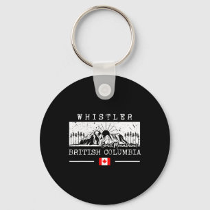 Whistler Mountain Canada Skigebied Skiën Brits Sleutelhanger