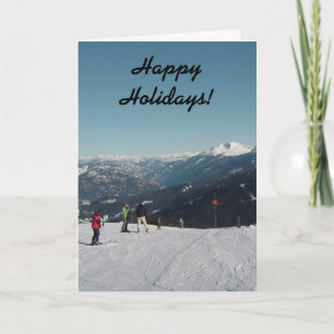 Whistler Mountain Scene Feestdagen Kaart