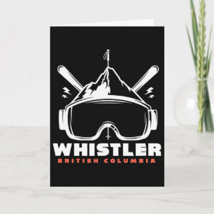 Whistler Skien Canada Souvenir Cadeau Kaart